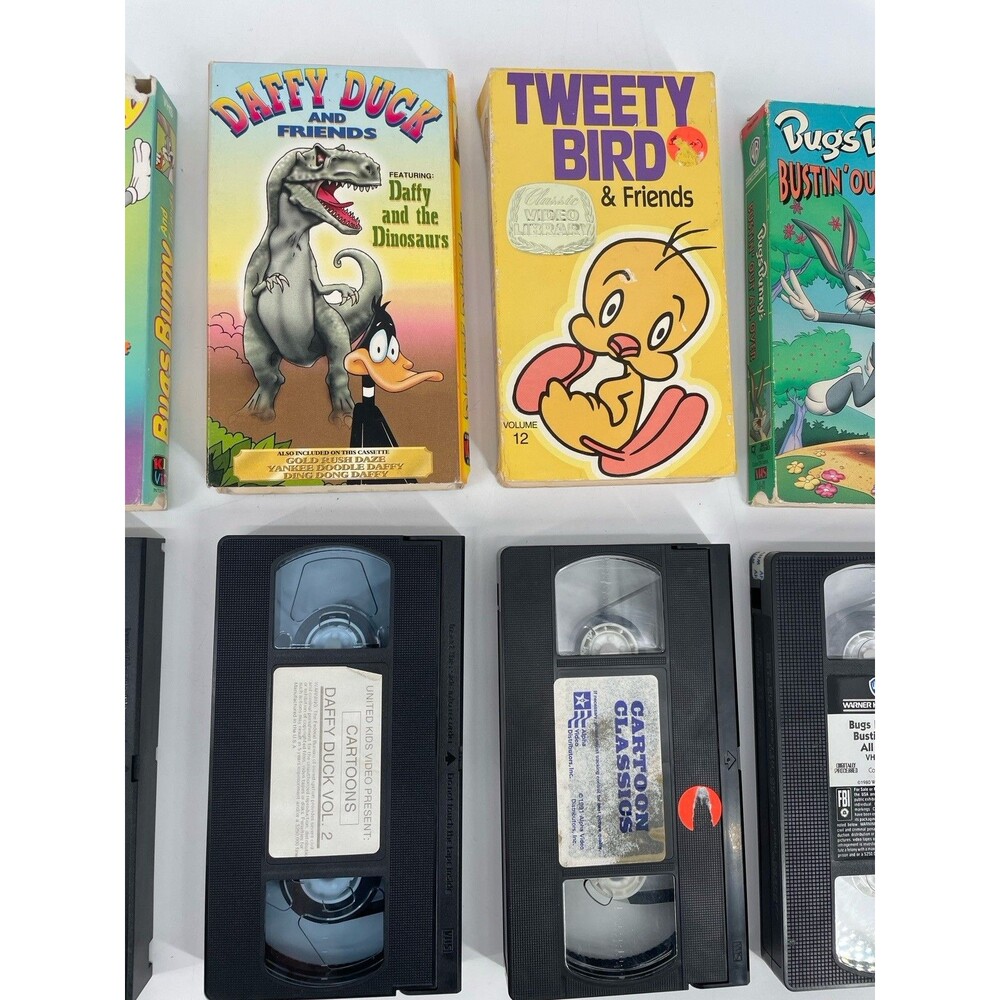 80s 90s Looney Tunes VHS Lot 4 Bugs Bunny Daffy Duck Tweety Warner Bros - Picture 4 of 13